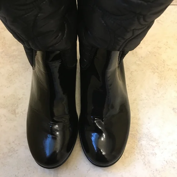 NEW COACH CANTINA QUILTED BOOTS IN BLACK size 6.5 - Picture 4 of 12